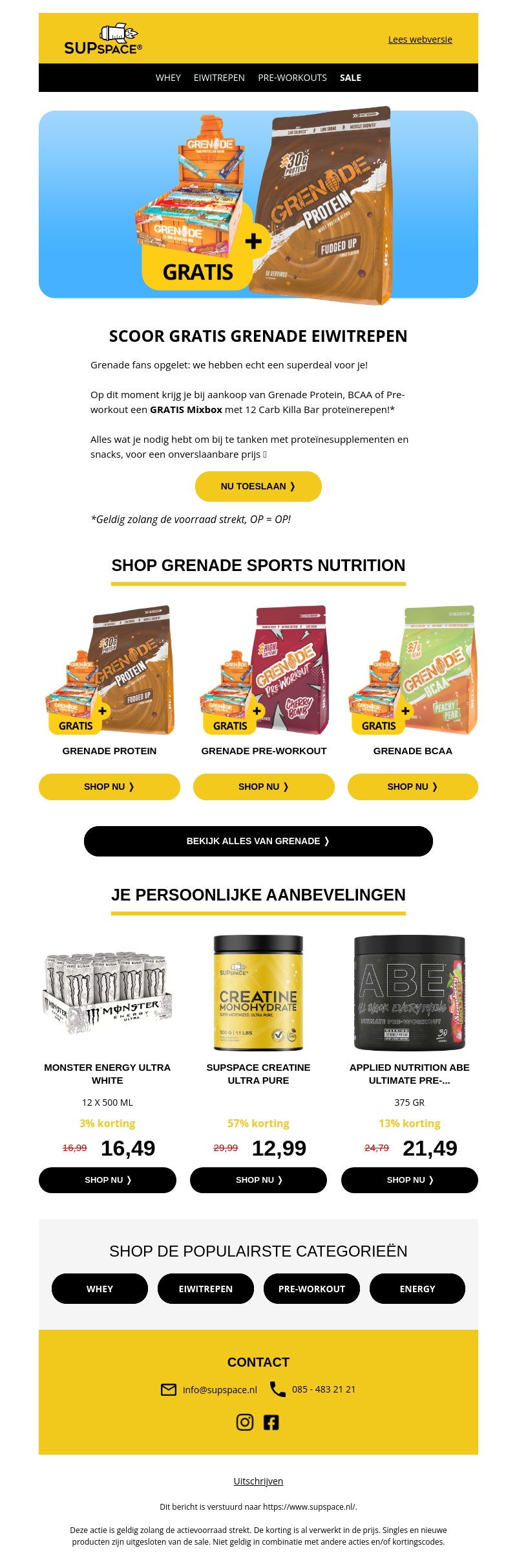 ๐ซ GRATIS: Grenade Protein Bars Mixbox... ๐ซ GRATIS: Grenade Protein Bars Mixbox...