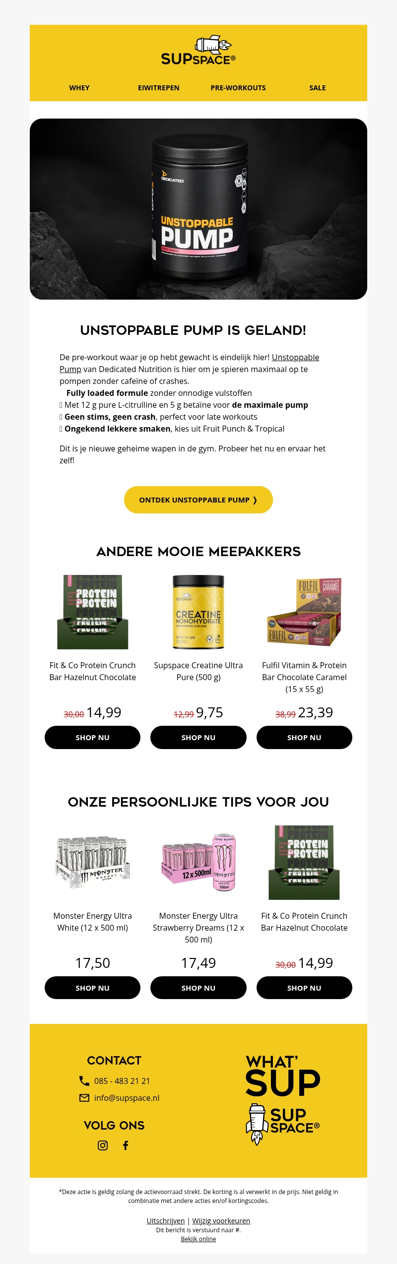 ๐ฅ NIEUW: de ultieme stim-vrije pre-workout is hier ๐ฅ NIEUW: de ultieme stim-vrije pre-workout is hier