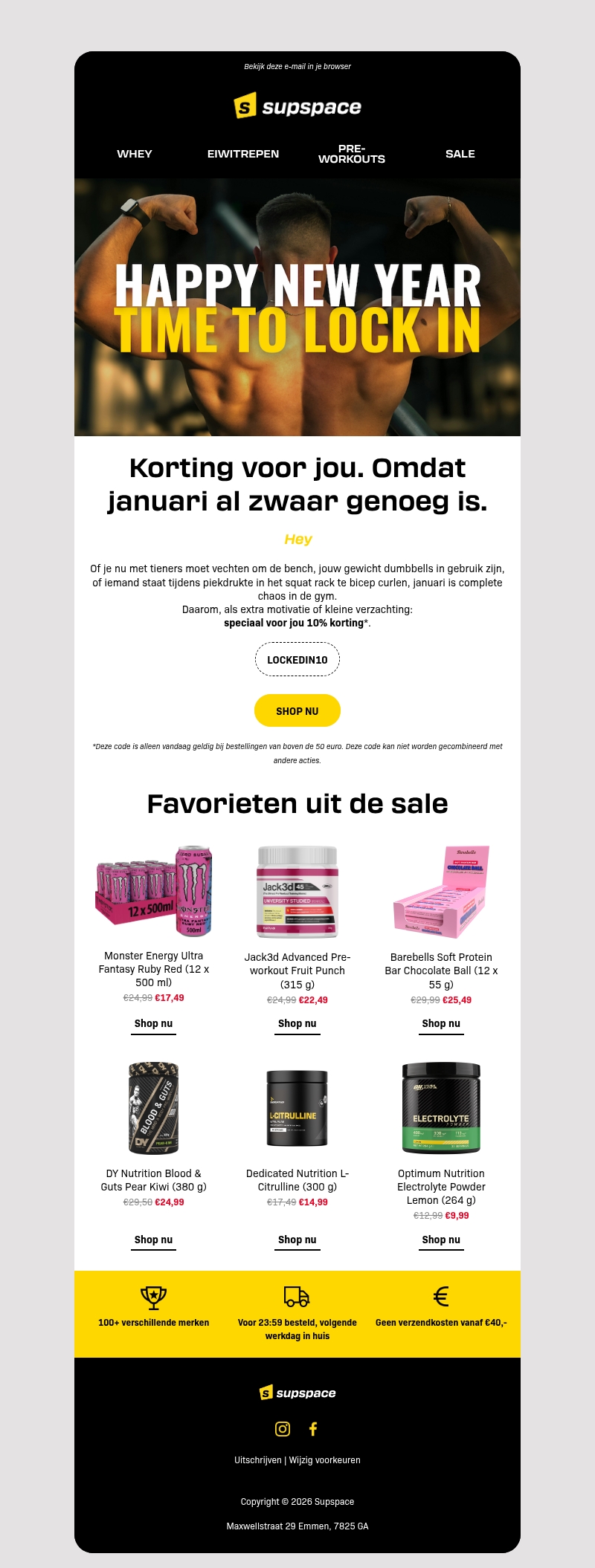 Speciaal voor jou: 10% extra motivatie korting Speciaal voor jou: 10% extra motivatie korting