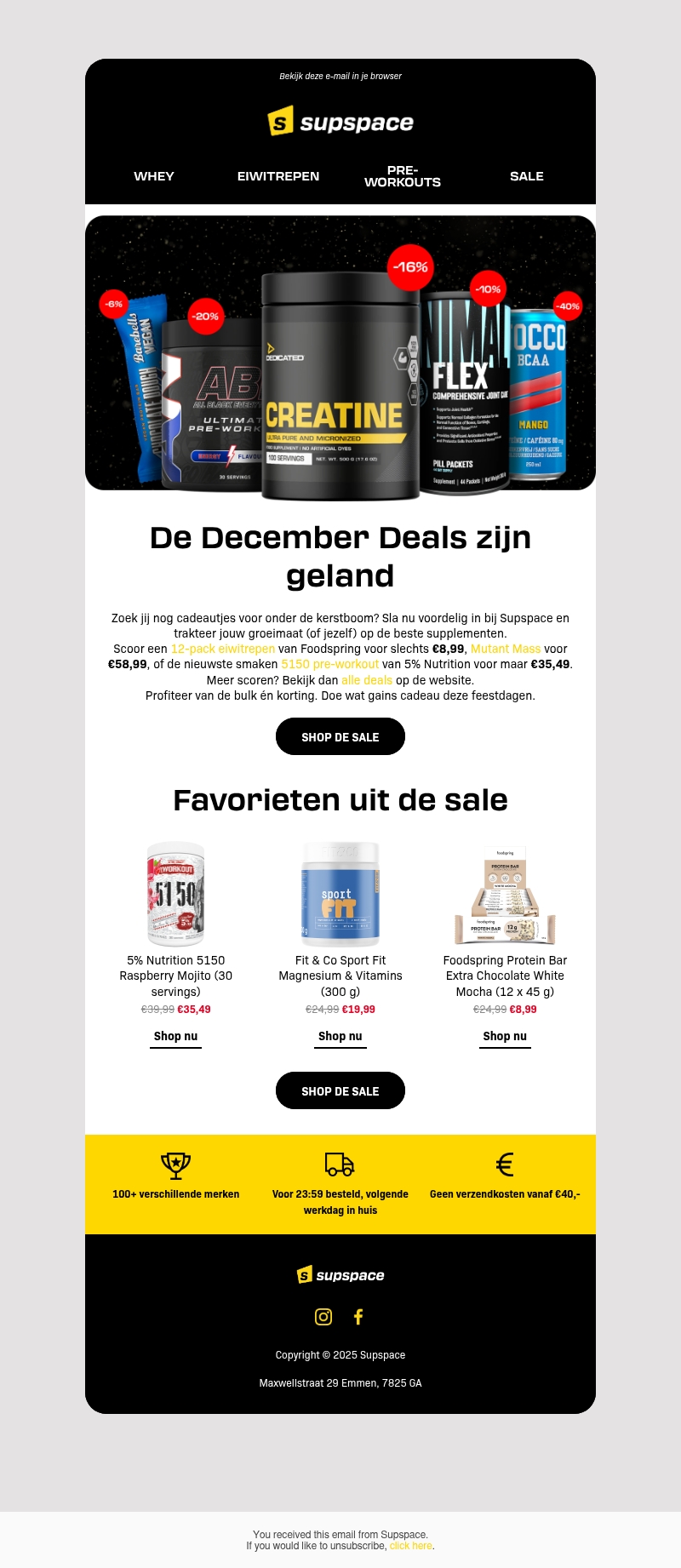 December Deals: flinke kortingen op topmerken December Deals: flinke kortingen op topmerken