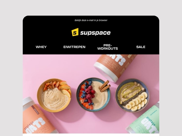 NIEUW: Fit&Co Protein Oats - wordt dit jouw nieuwe ontbijt?