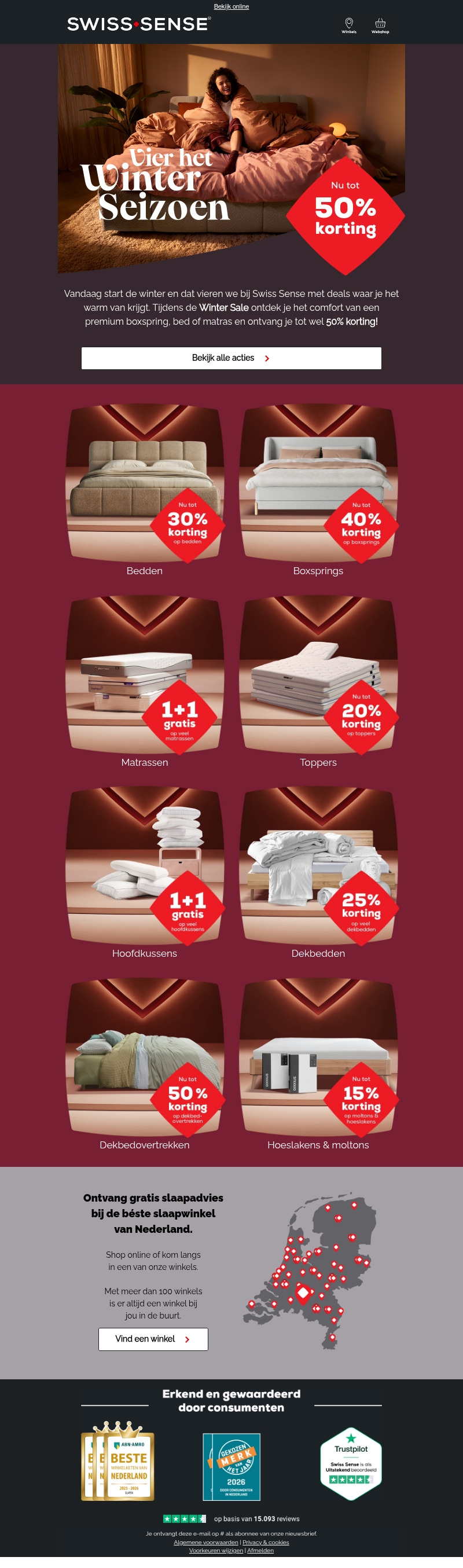 De Winter Sale is gestart ❄️ De Winter Sale is gestart ❄️