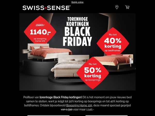 Upgrade je bed met Black Friday korting 🔥