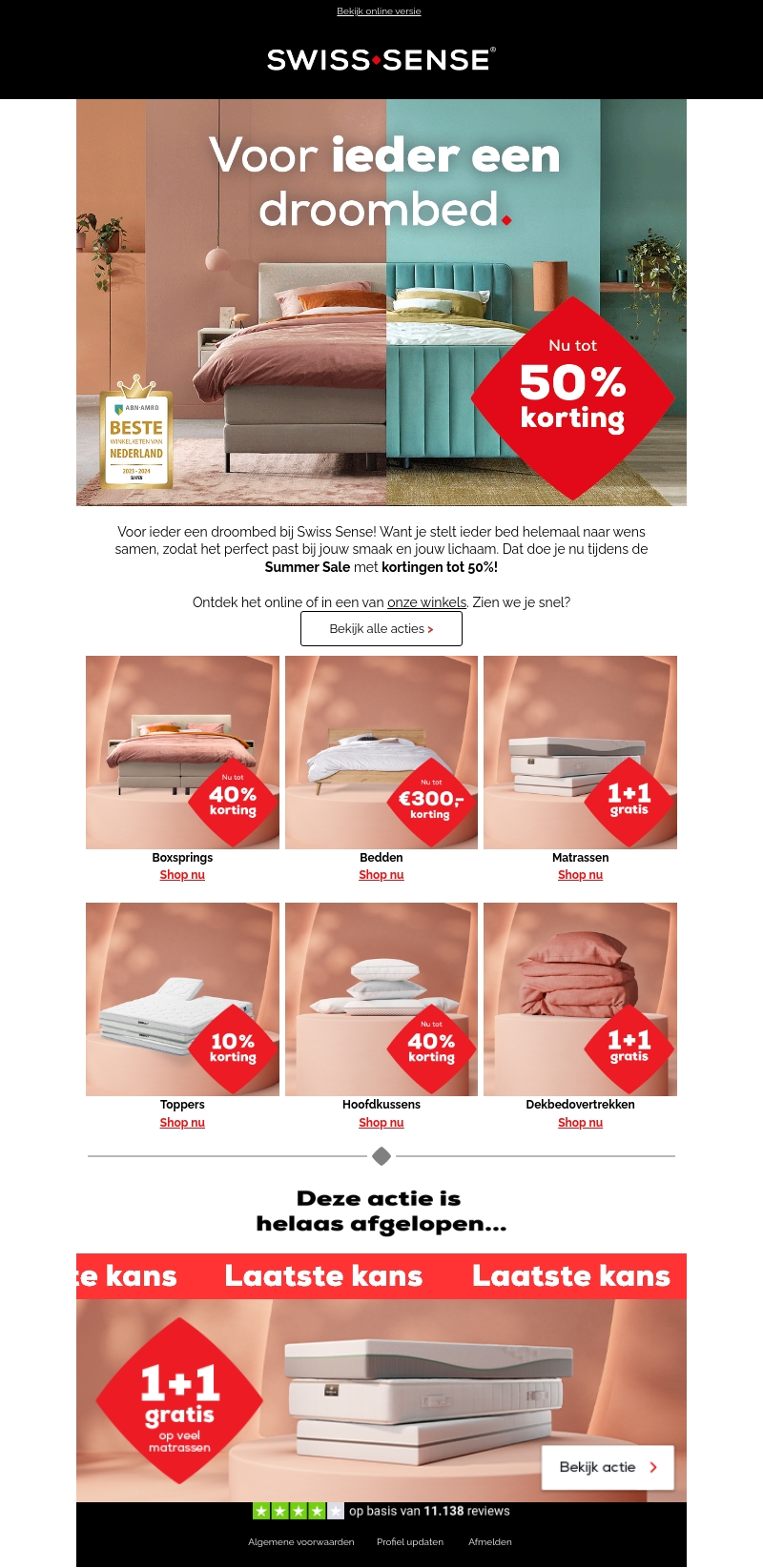 Voor ieder een droombed π Voor ieder een droombed π