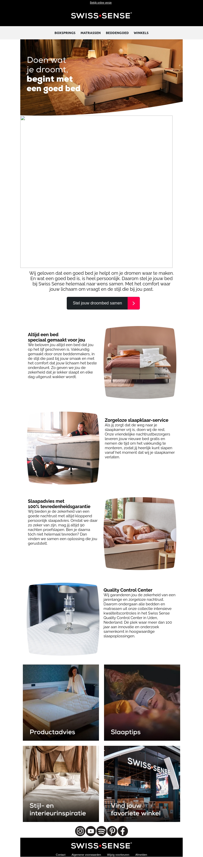 Waarom Swiss Sense? Waarom Swiss Sense?