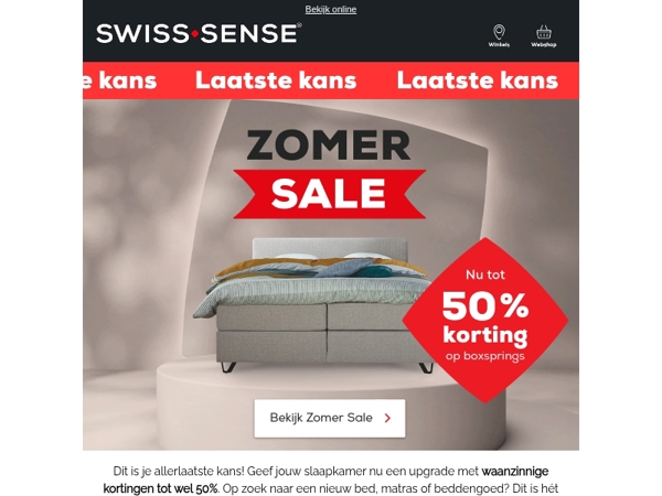 Laatste kans | Zomer Sale tot 50% korting 🌞
