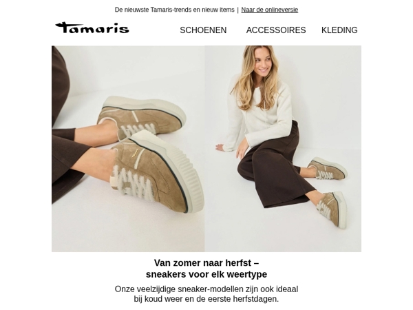 Sneakers voor de eerste herfstdagen!