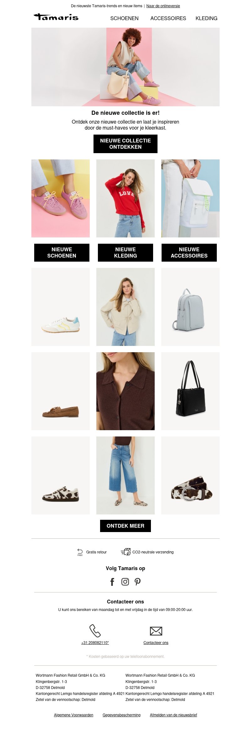 Ontdek onze nieuwe collectie met lenteflair ๐ชท Ontdek onze nieuwe collectie met lenteflair ๐ชท