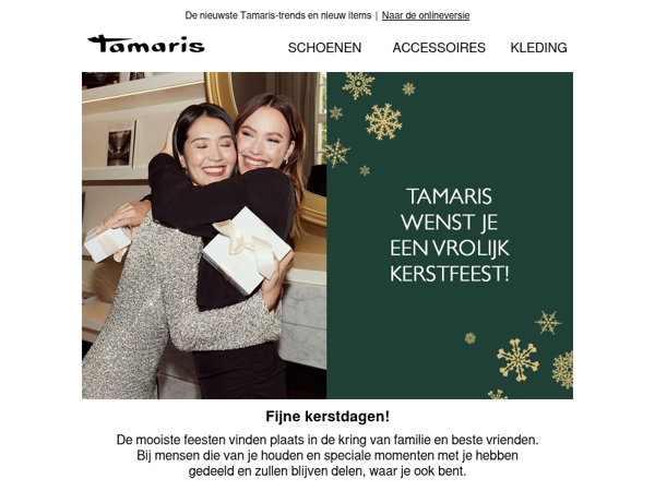Tamaris wenst je prettige kerstdagen 🎄