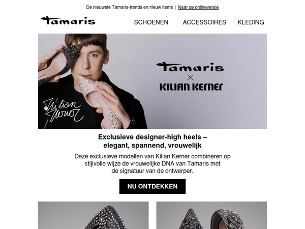 Tamaris x Kilian Kerner – exclusieve designer high heels!