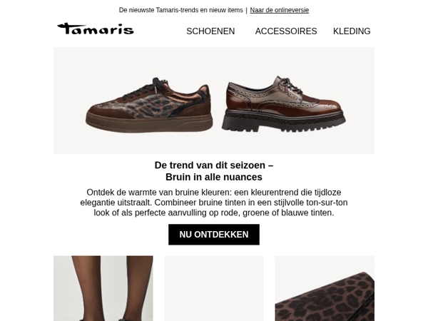 Trend van het seizoen: bruin in alle nuances