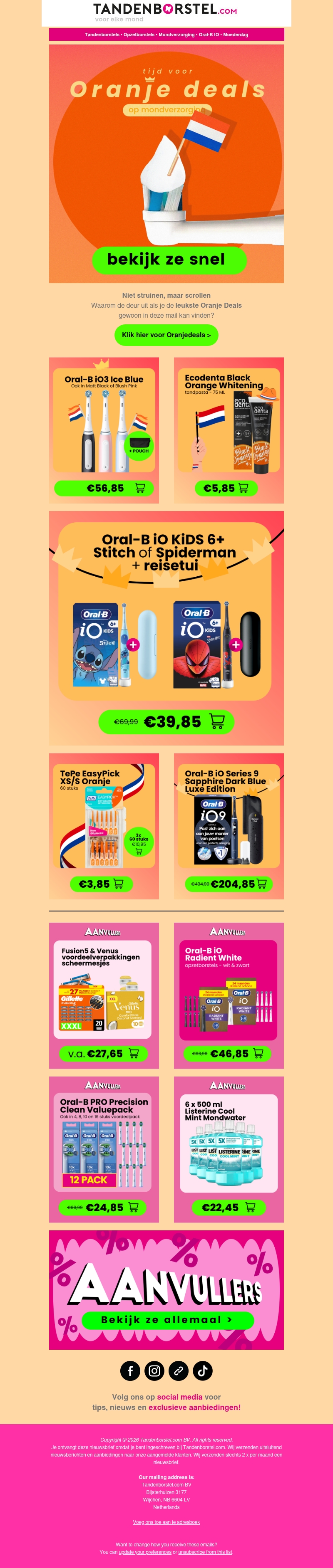 Tijd voor Oranjedeals 🧡 Tijd voor Oranjedeals 🧡