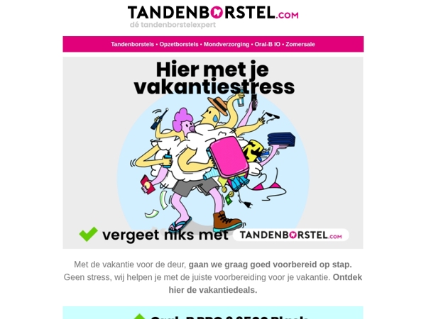 Vakantiestress? Hier ermee! 🤩