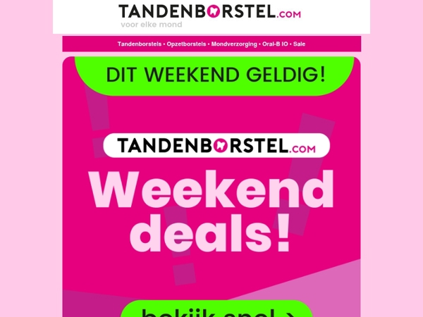 Hallo weekend deals! ☀️