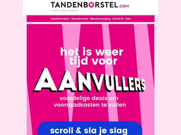 Wow, voordelige Aanvullers! 💪