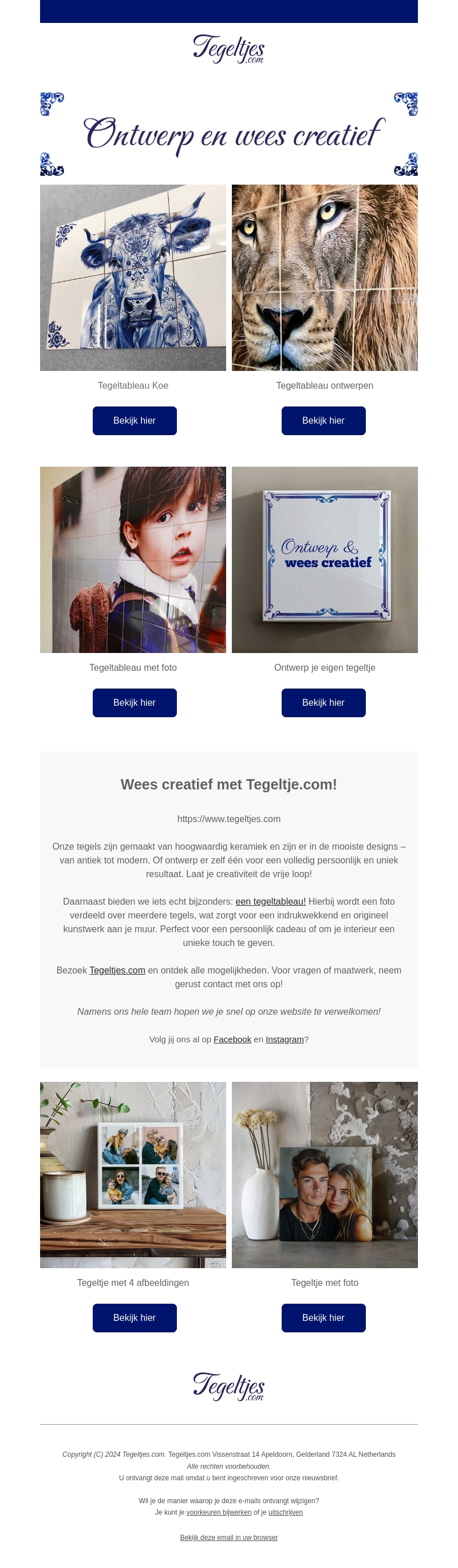 Design je eigen tableau of tegelwand | Tegeltjes.com Design je eigen tableau of tegelwand | Tegeltjes.com