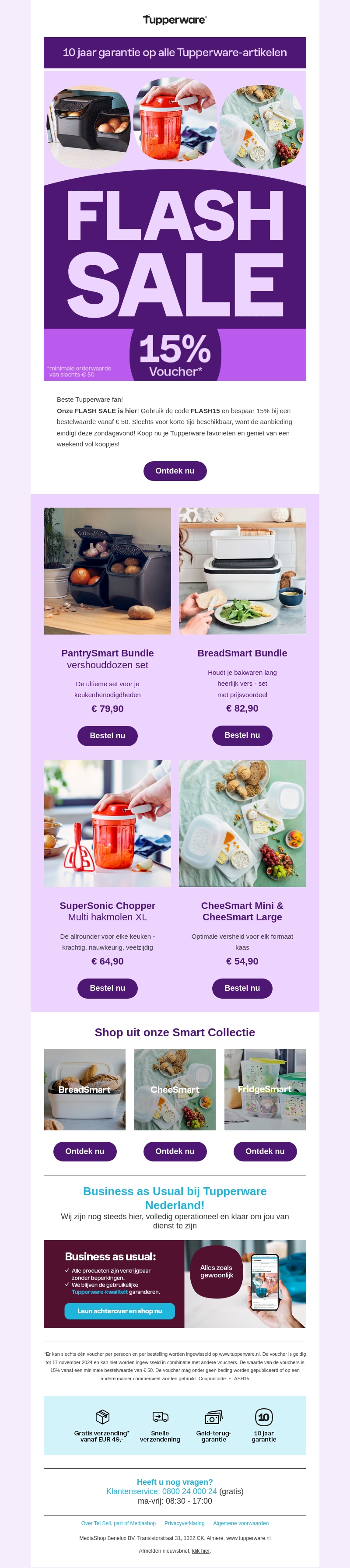 π₯ Flash Sale weekend: 15% korting vanaf β¬ 50 π₯ Flash Sale weekend: 15% korting vanaf β¬ 50