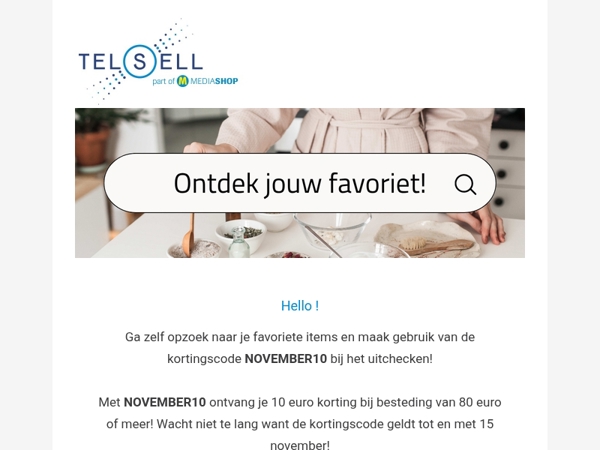 Deze week 10 euro korting!