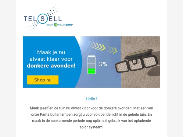 Wees klaar voor donkere avonden! 💡