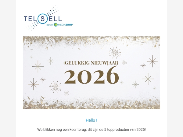 Dit waren de topproducten van 2025