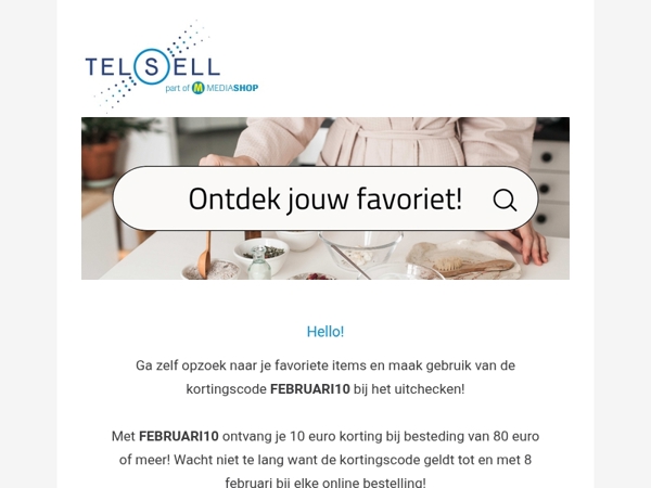 Tot het eind van het weekend 10 euro korting!