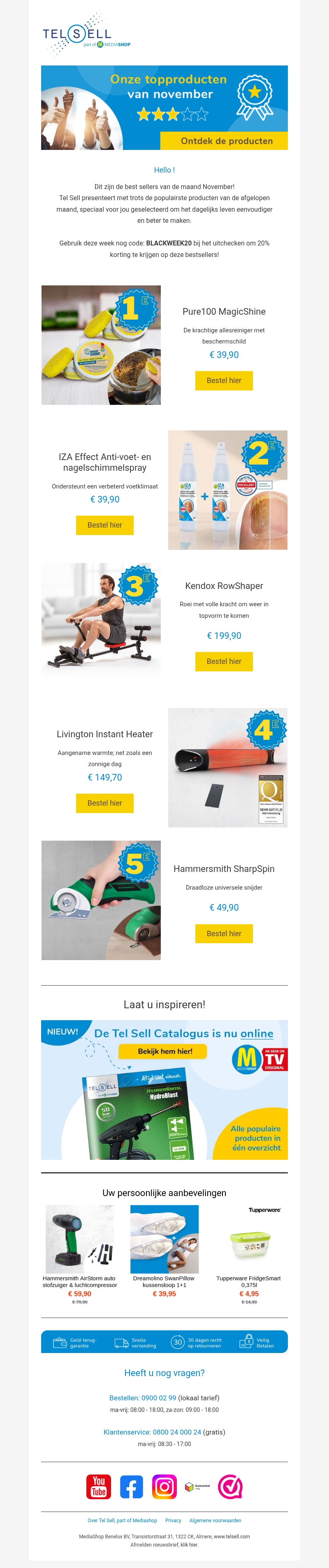 Topproducten van de maand November 🤩 Topproducten van de maand November 🤩