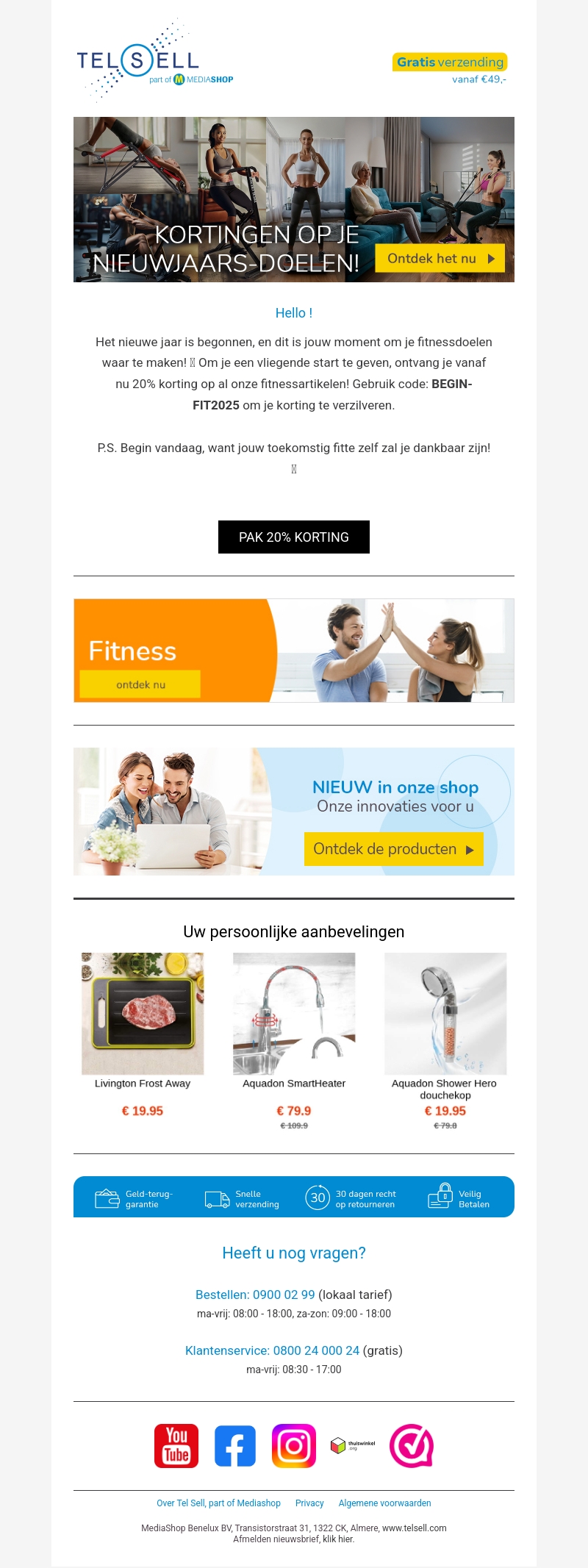 Nieuw jaar, nieuwe doelen! Nieuw jaar, nieuwe doelen!