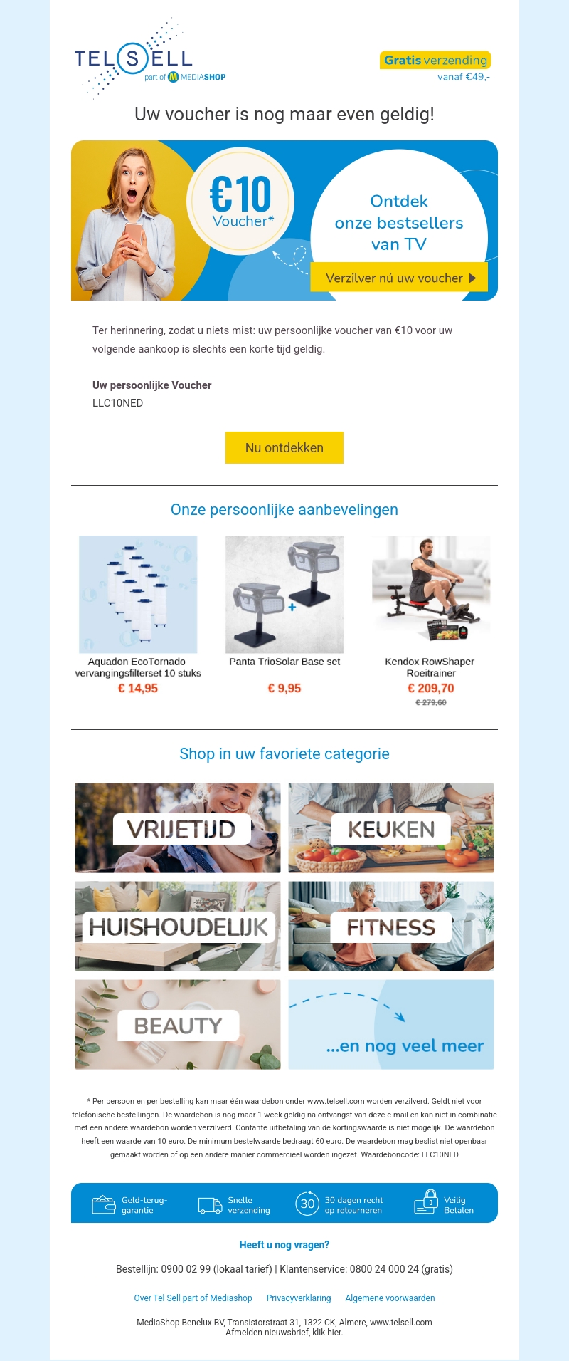 Uw voucher is alleen vandaag geldig Uw voucher is alleen vandaag geldig