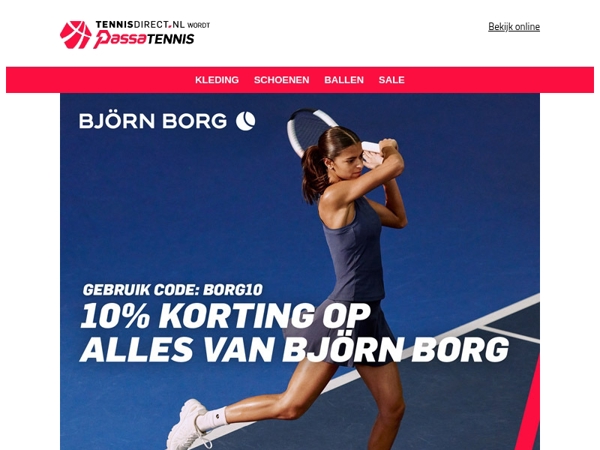 Laatste dag: 10% korting op Björn Borg