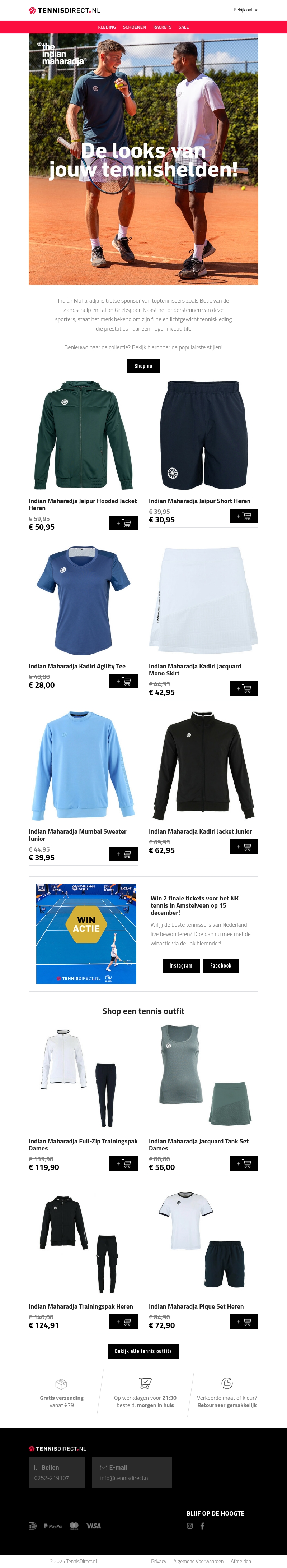 Draag wat de pro’s dragen! Draag wat de pro’s dragen!