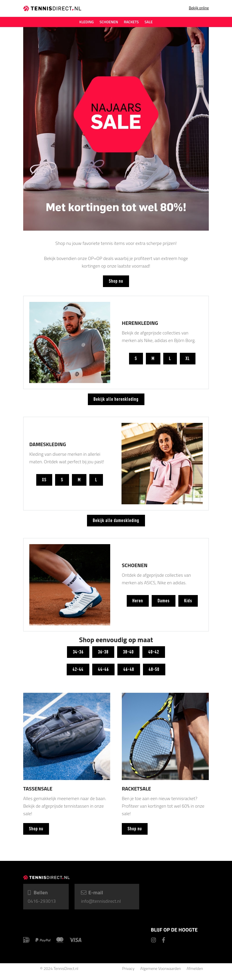 Tot wel 80% korting 🚨 Profiteer nú van onze Najaarssale! Tot wel 80% korting 🚨 Profiteer nú van onze Najaarssale!