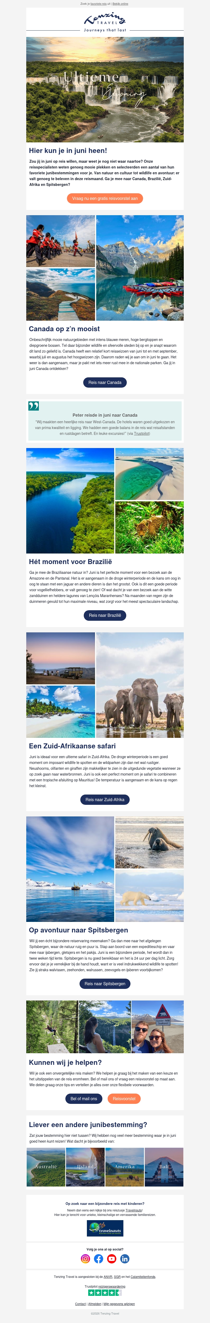 Waar wil jij in juni heen? Waar wil jij in juni heen?