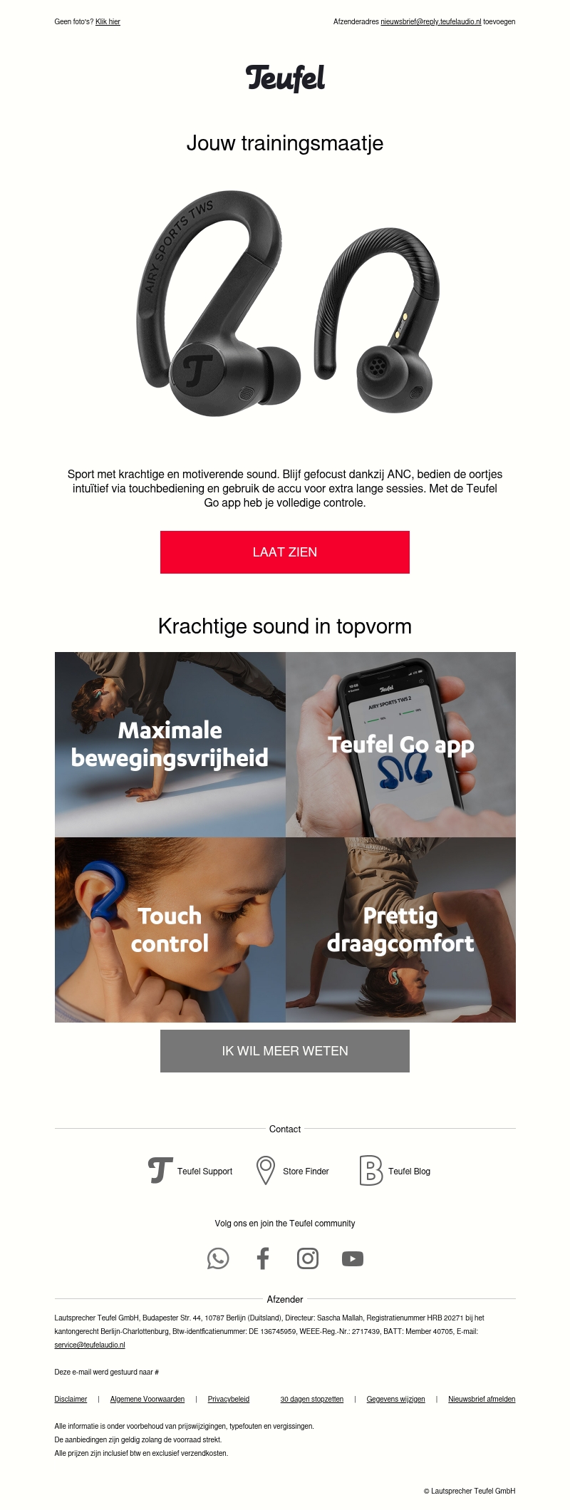 De sound voor je workout: AIRY SPORTS TWS 2 De sound voor je workout: AIRY SPORTS TWS 2