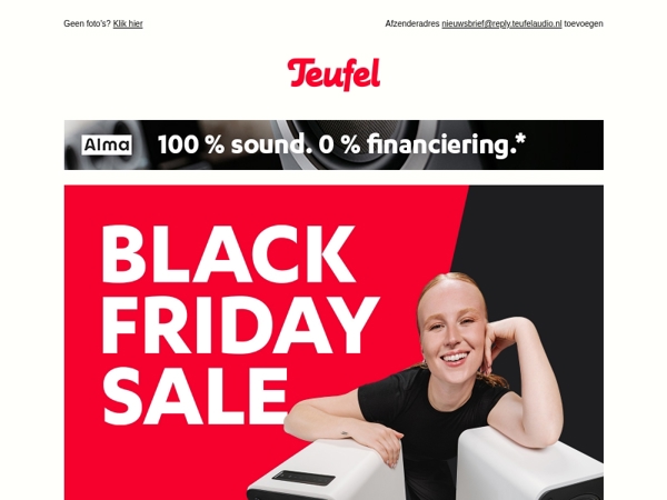 Ben je klaar voor de Black Friday sale?	