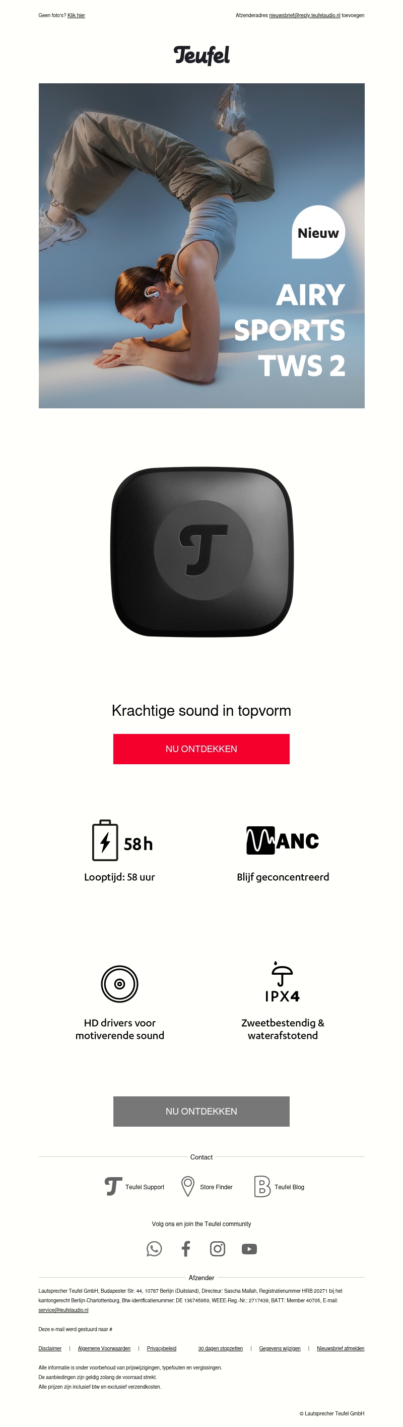 Nieuwkomer: AIRY SPORTS TWS 2 Nieuwkomer: AIRY SPORTS TWS 2