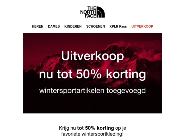 Uitverkoop tot 50% korting | Wintersportuitrusting nu inbegrepen! ⛷️