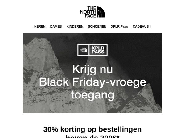 Black Friday-vroege toegang begint nu! 💥