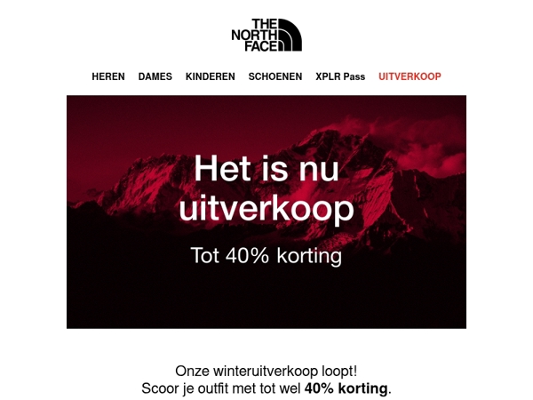 De winteruitverkoop is begonnen: tot 40% korting! ❄️
