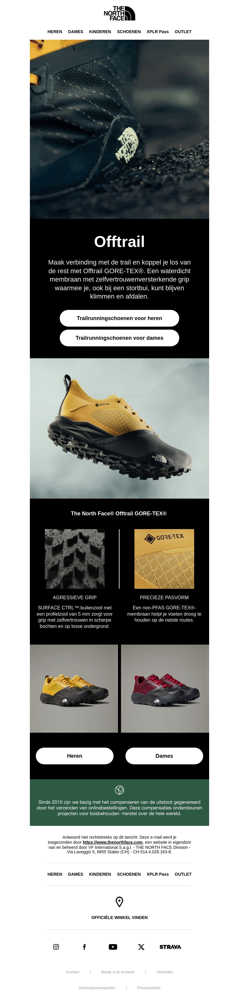 Klaar voor alle weersomstandigheden met Offtrail GORE-TEX®-schoenen Klaar voor alle weersomstandigheden met Offtrail GORE-TEX®-schoenen