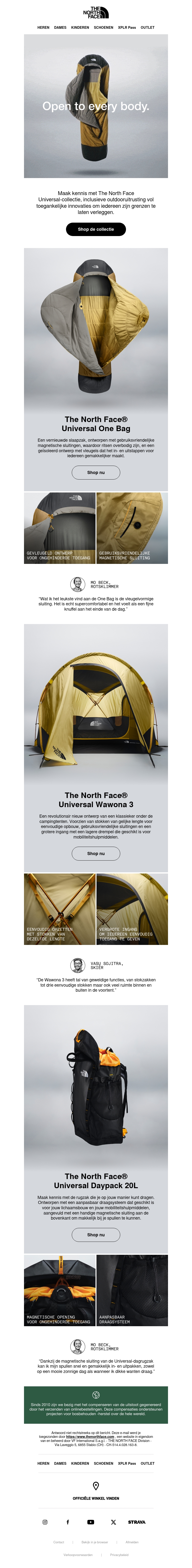 Ontdek de The North Face Universal-collectie Ontdek de The North Face Universal-collectie