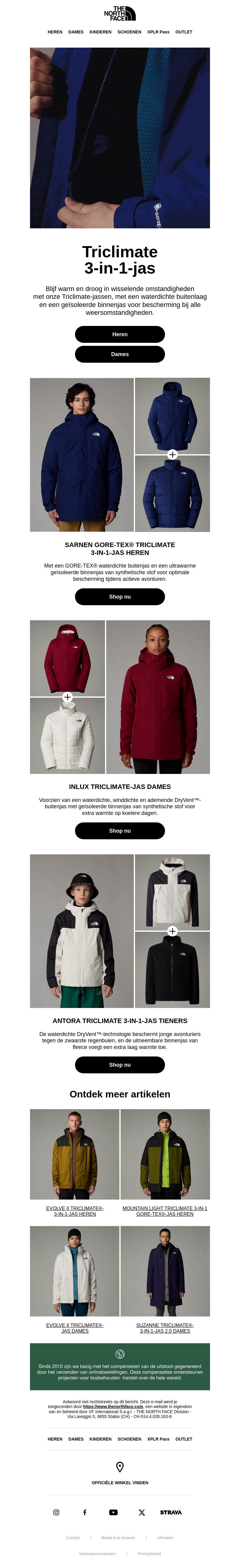 Maak je avonturen waterbestendig met een Triclimate-jas Maak je avonturen waterbestendig met een Triclimate-jas