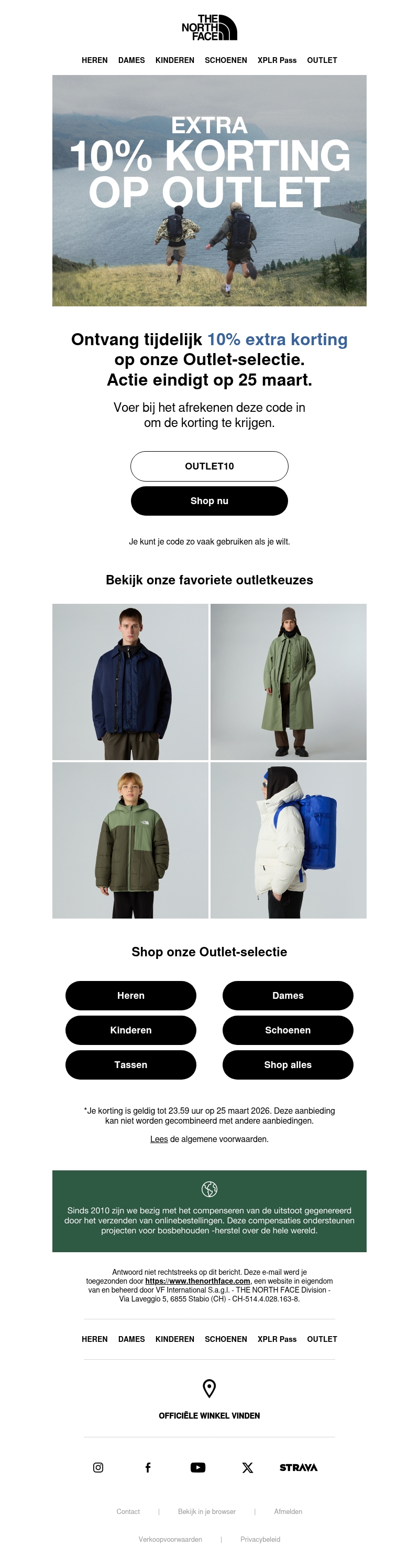 10% extra korting op Outlet 10% extra korting op Outlet