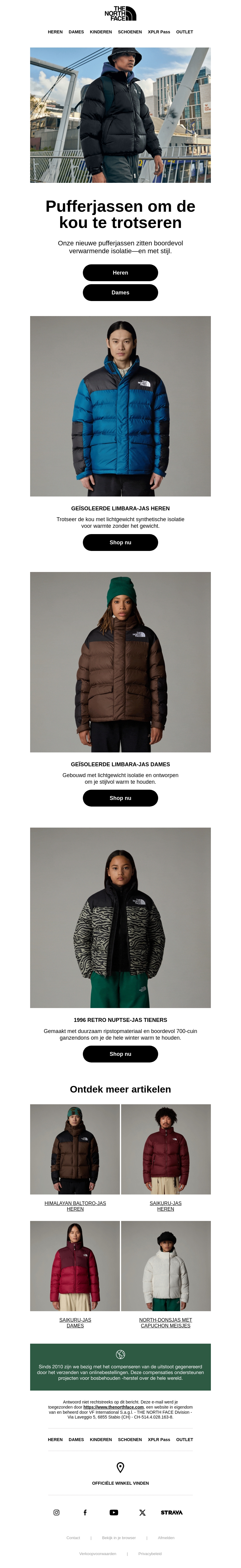 Nieuwe pufferjassen voor koude dagen Nieuwe pufferjassen voor koude dagen