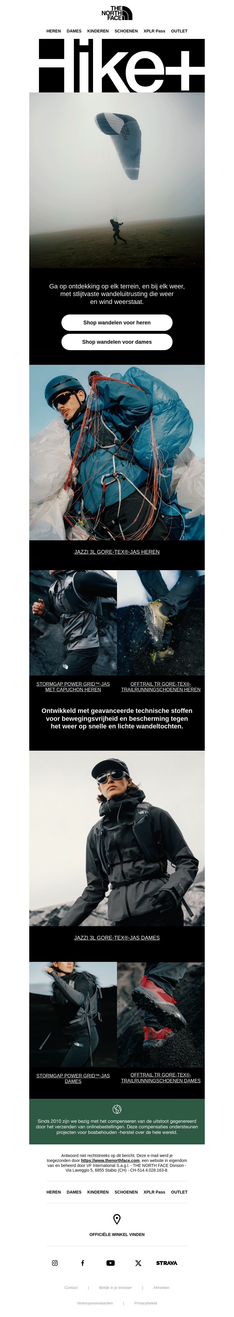 Ontdek zonder grenzen in de nieuwe Hike+ collection Ontdek zonder grenzen in de nieuwe Hike+ collection