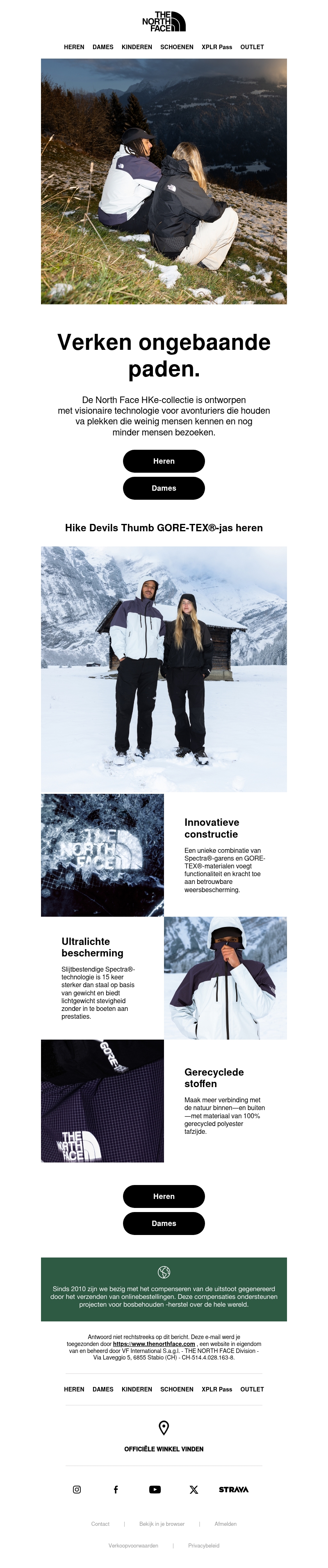 Ontdek de The North Face HKe-collectie Ontdek de The North Face HKe-collectie