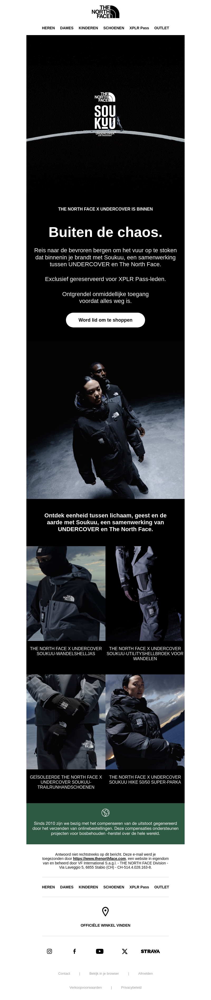 The North Face X UNDERCOVER is er The North Face X UNDERCOVER is er