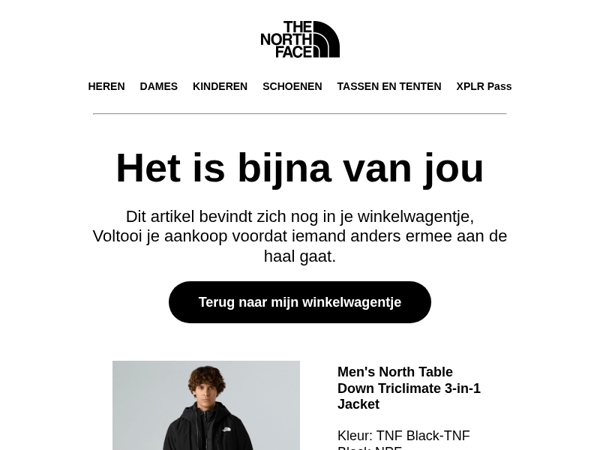 Nog één stap te gaan...