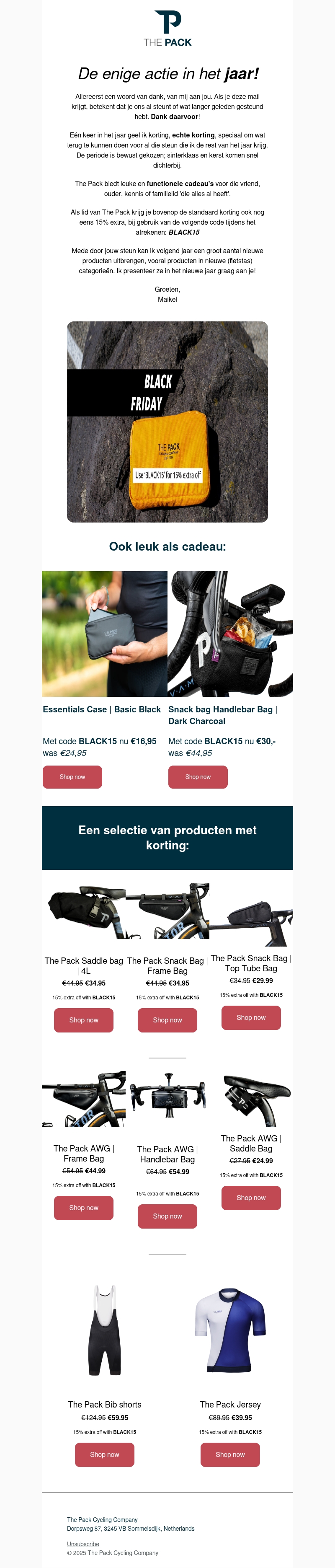 Korting Bij The Pack - Tot 50% Black Friday korting! Korting Bij The Pack - Tot 50% Black Friday korting!