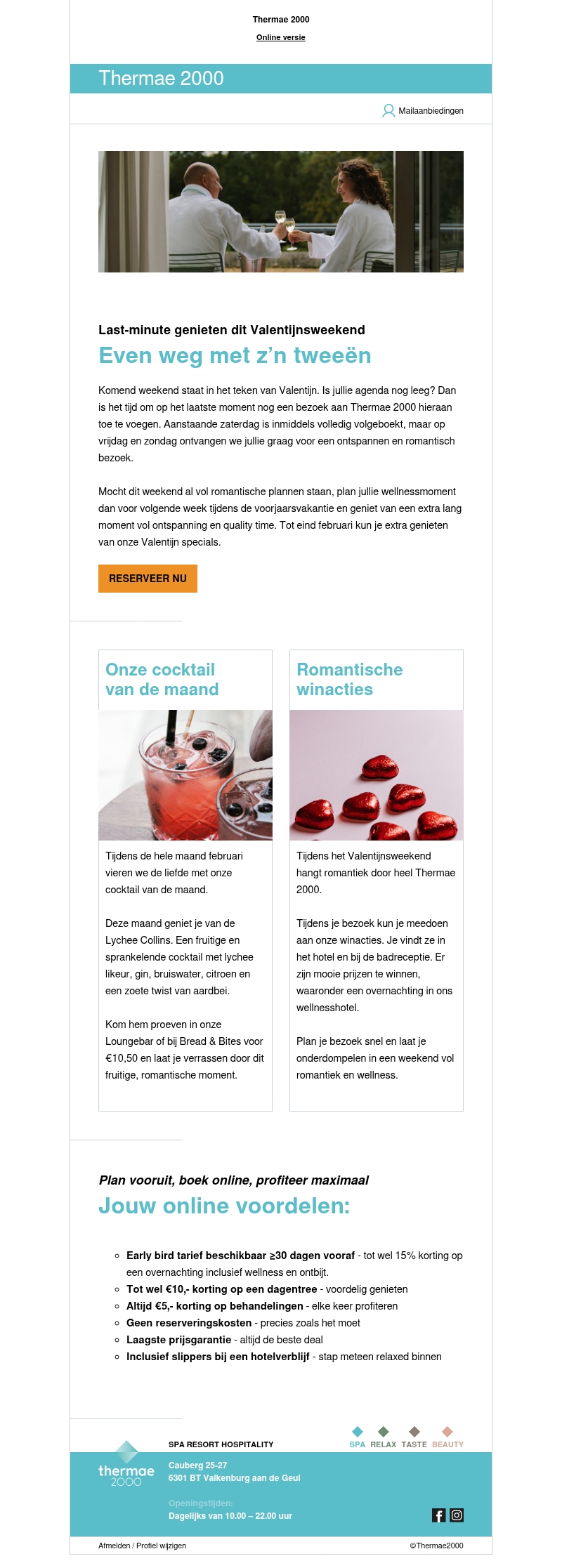 Last-Minute Valentijn: een magisch weekend voor twee Last-Minute Valentijn: een magisch weekend voor twee