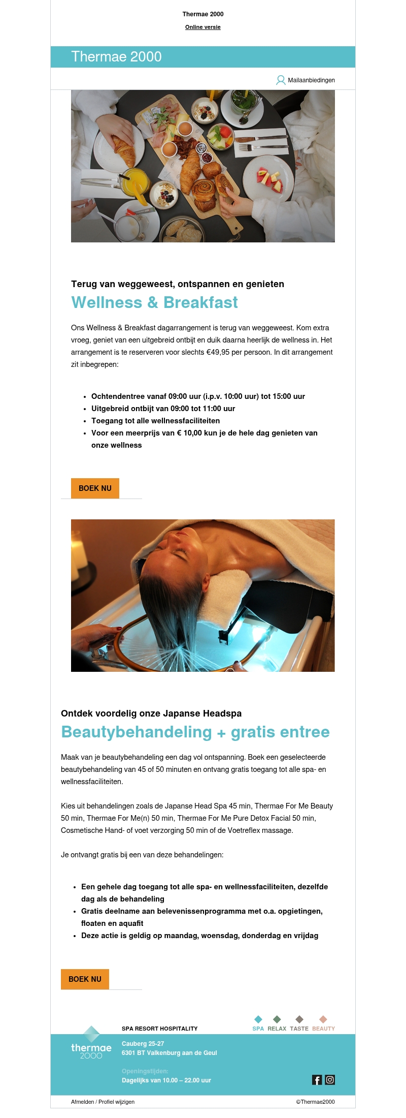 Ontdek onze nieuwste wellness dagarrangementen Ontdek onze nieuwste wellness dagarrangementen